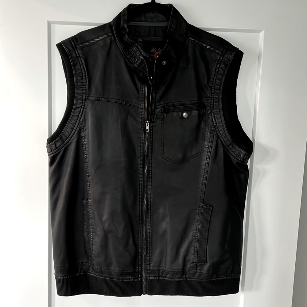 Mens G by Guess Vest Leather